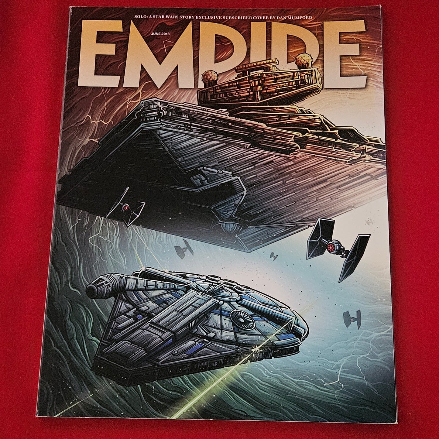 Empire Magazine June 2018 (1178) Solo Star Wars Subscriber Cover Dan Mumford Art
