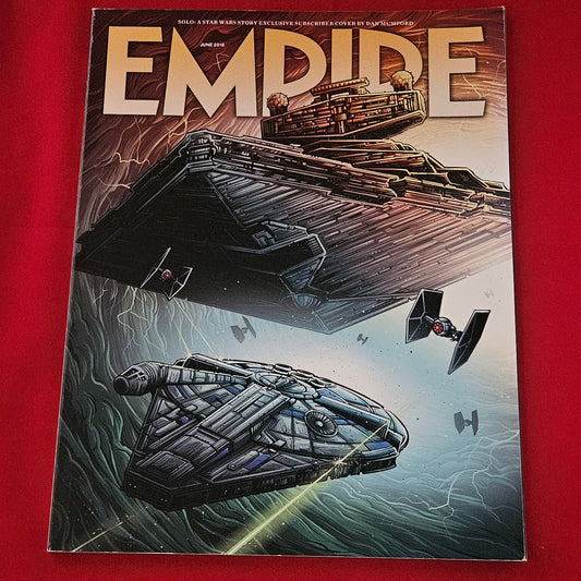 Empire Magazine June 2018 (1178) Solo Star Wars Subscriber Cover Dan Mumford Art