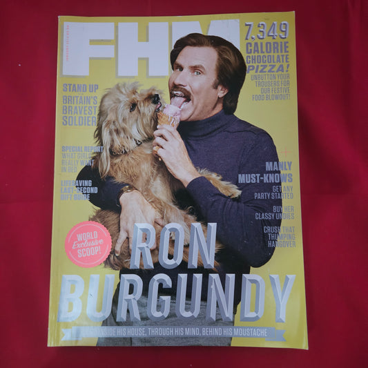 FHM Magazine January 2014 (1193) Ron Burgundy Will Ferrell Charlotte MistaJam