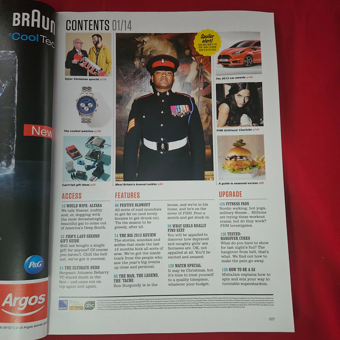 FHM Magazine January 2014 (1193) Ron Burgundy Will Ferrell Charlotte MistaJam