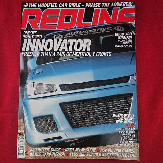 Redline Magazine December 2002 (1194) Vauxhall Nova Turbo Supra Fast Furious Zoe