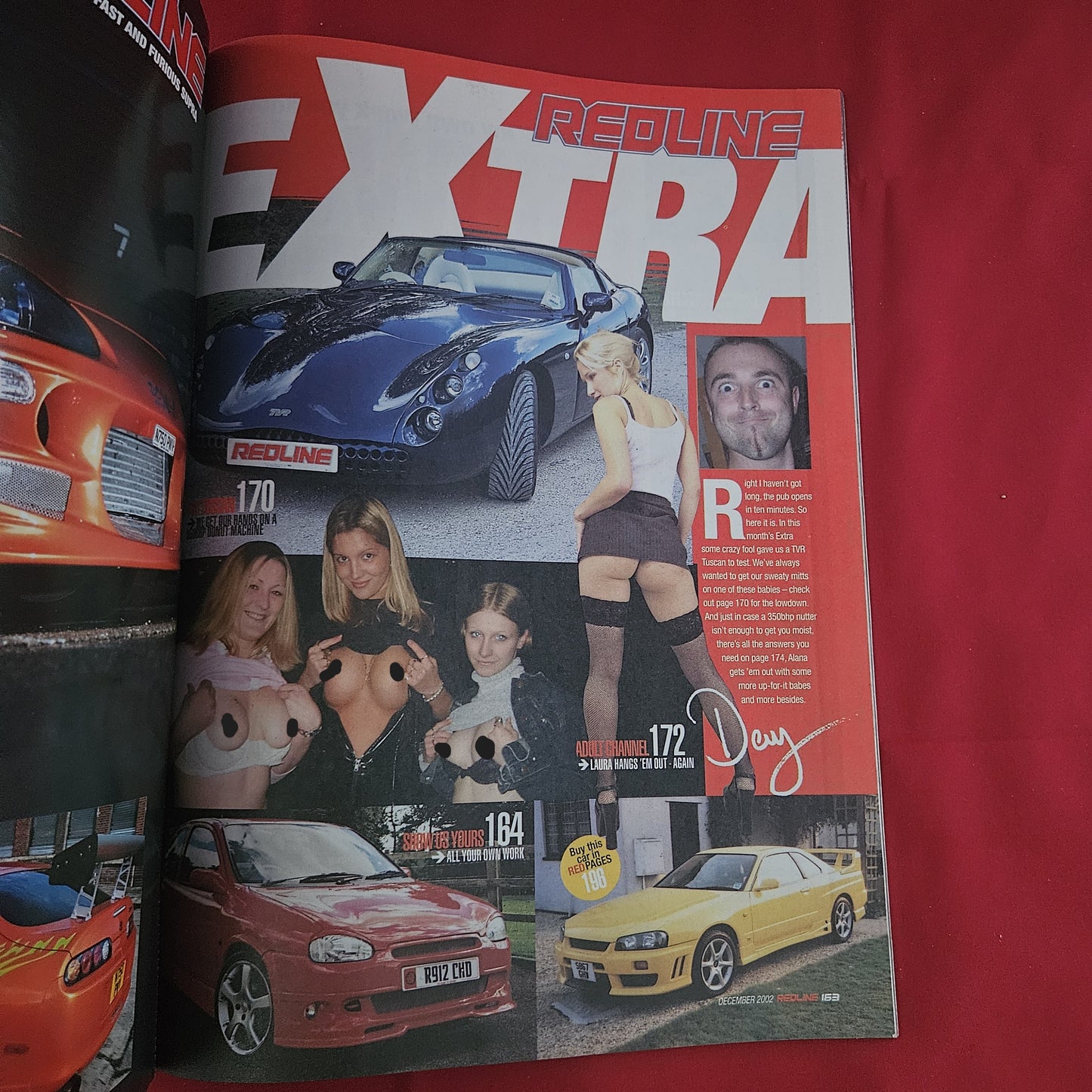 Redline Magazine December 2002 (1194) Vauxhall Nova Turbo Supra Fast Furious Zoe