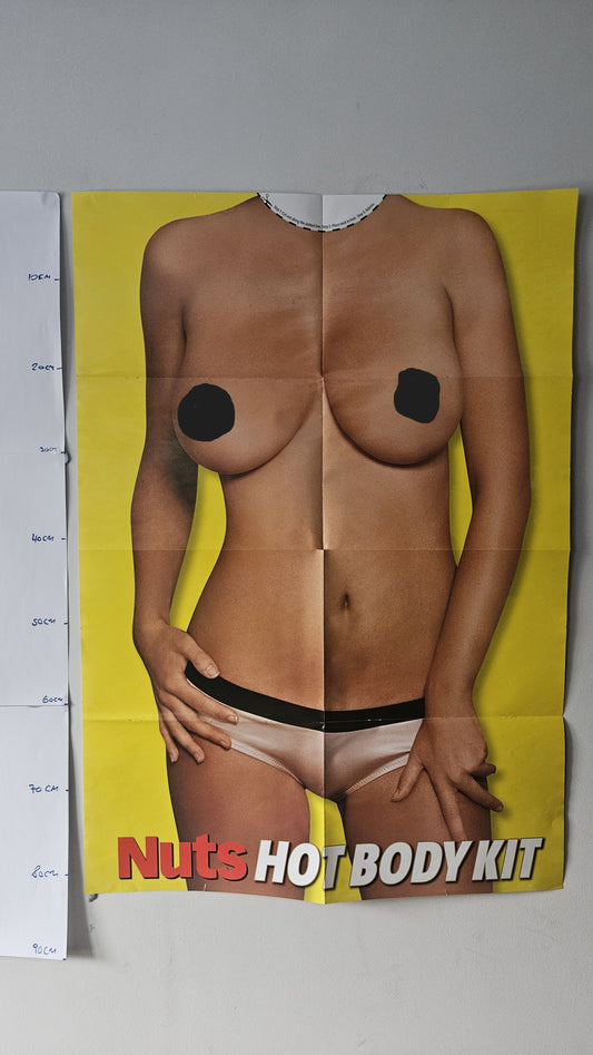Nuts Magazine Poster (007) Sophie Howard Saskia Bathtub Hot Body Kit Novelty Wall Art