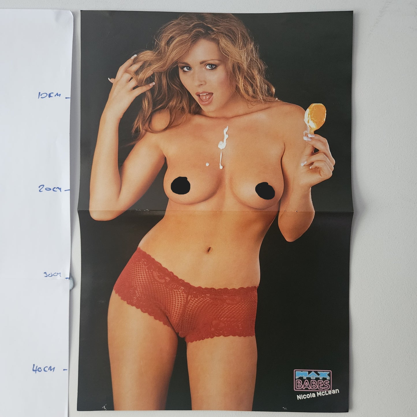 Max Power Babes Poster (007) Nicola McLean Lauren Double Sided Wall Art Pin Up