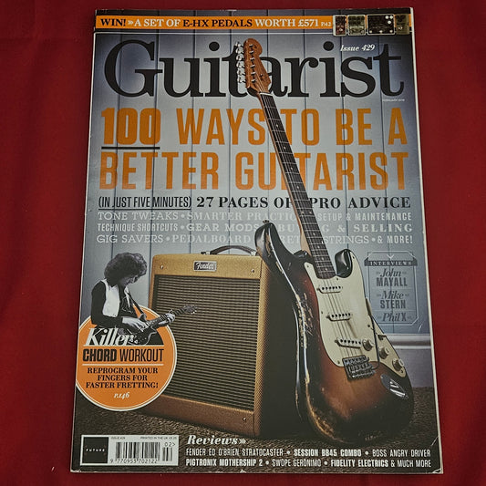 Guitarist Magazine February 2018 (1202) Issue 429 John Mayall Ed O'Brien Strat