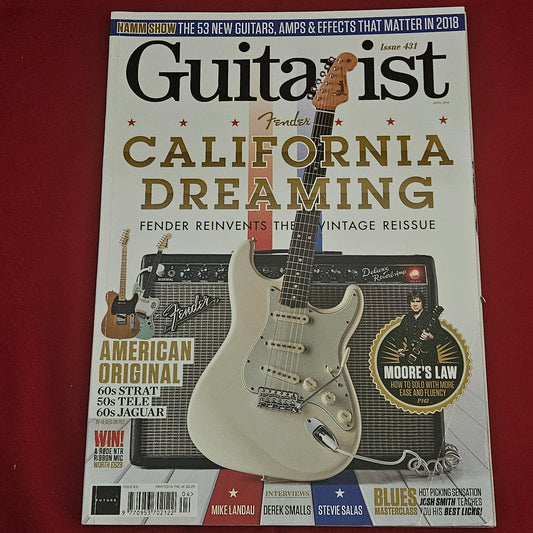 Guitarist Magazine April 2018 (1202) Issue 431 Fender American Original Strat