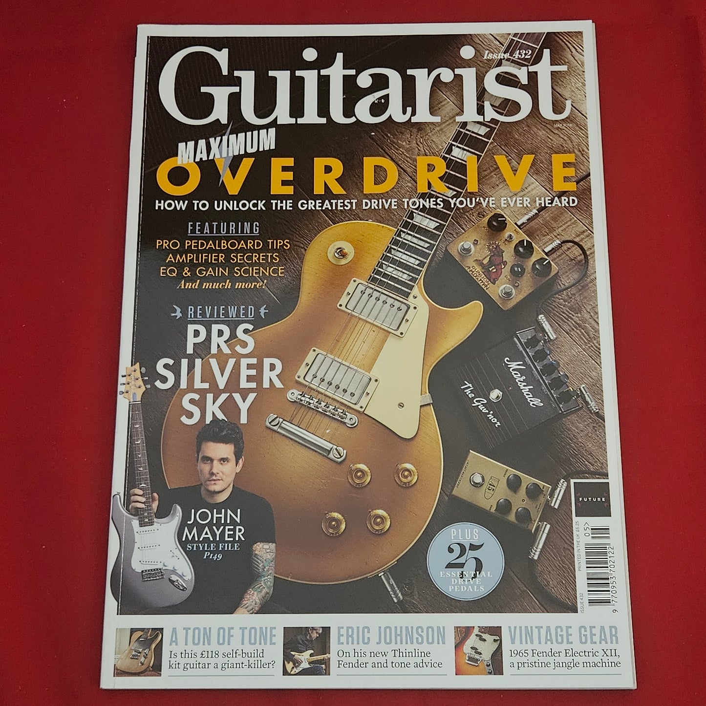 Guitarist Magazine May 2018 (1202) Issue 432 PRS Silver Sky John Mayer Overdrive
