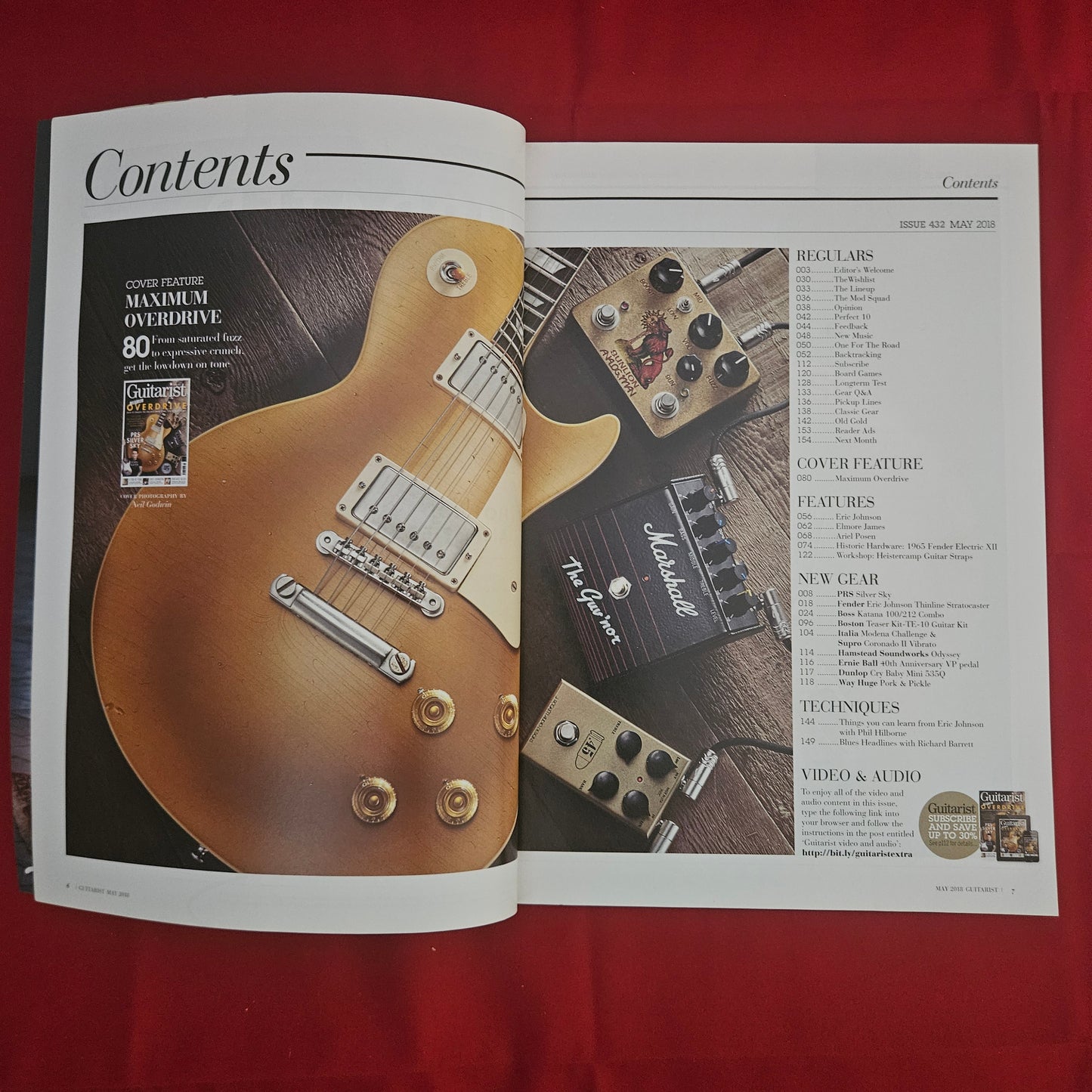 Guitarist Magazine May 2018 (1202) Issue 432 PRS Silver Sky John Mayer Overdrive