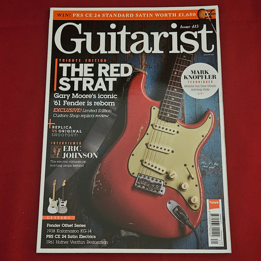 Guitarist Magazine January 2017 (1202) Issue 415 Gary Moore Red Strat Knopfler