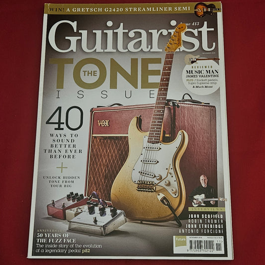 Guitarist Magazine November 2016 (1202) Issue 413 The Tone Issue Fuzz Face Scofield