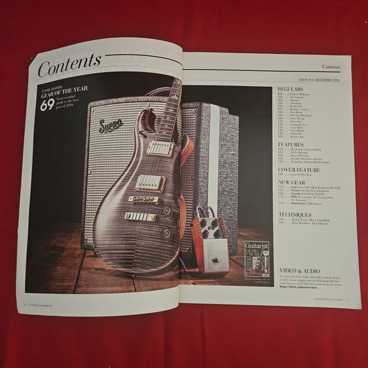 Guitarist Magazine December 2016 (1202) Issue 414 Gear of Year Dumble Robben Ford