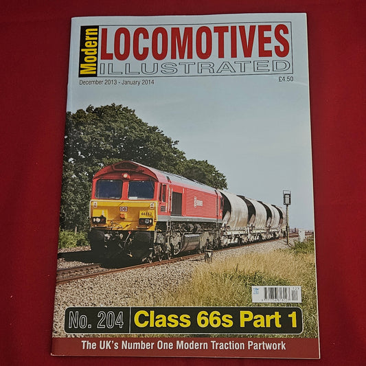 Modern Locomotives Illustrated 204 (1205) Class 66 Part 1 EWS Freightliner GBRf