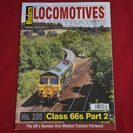 Modern Locomotives Illustrated 205 (1205) Class 66 Part 2 Freightliner GBRf DRS
