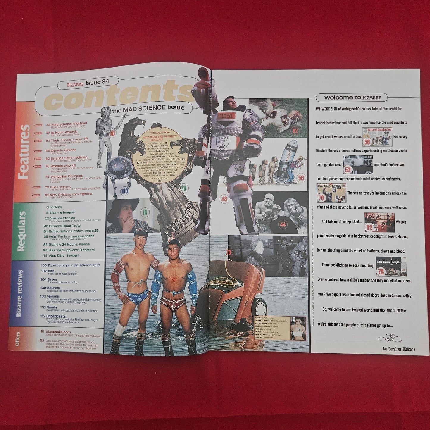 Bizarre Magazine June 2000 (1208) Acid Test Science Special CIA Mind Control