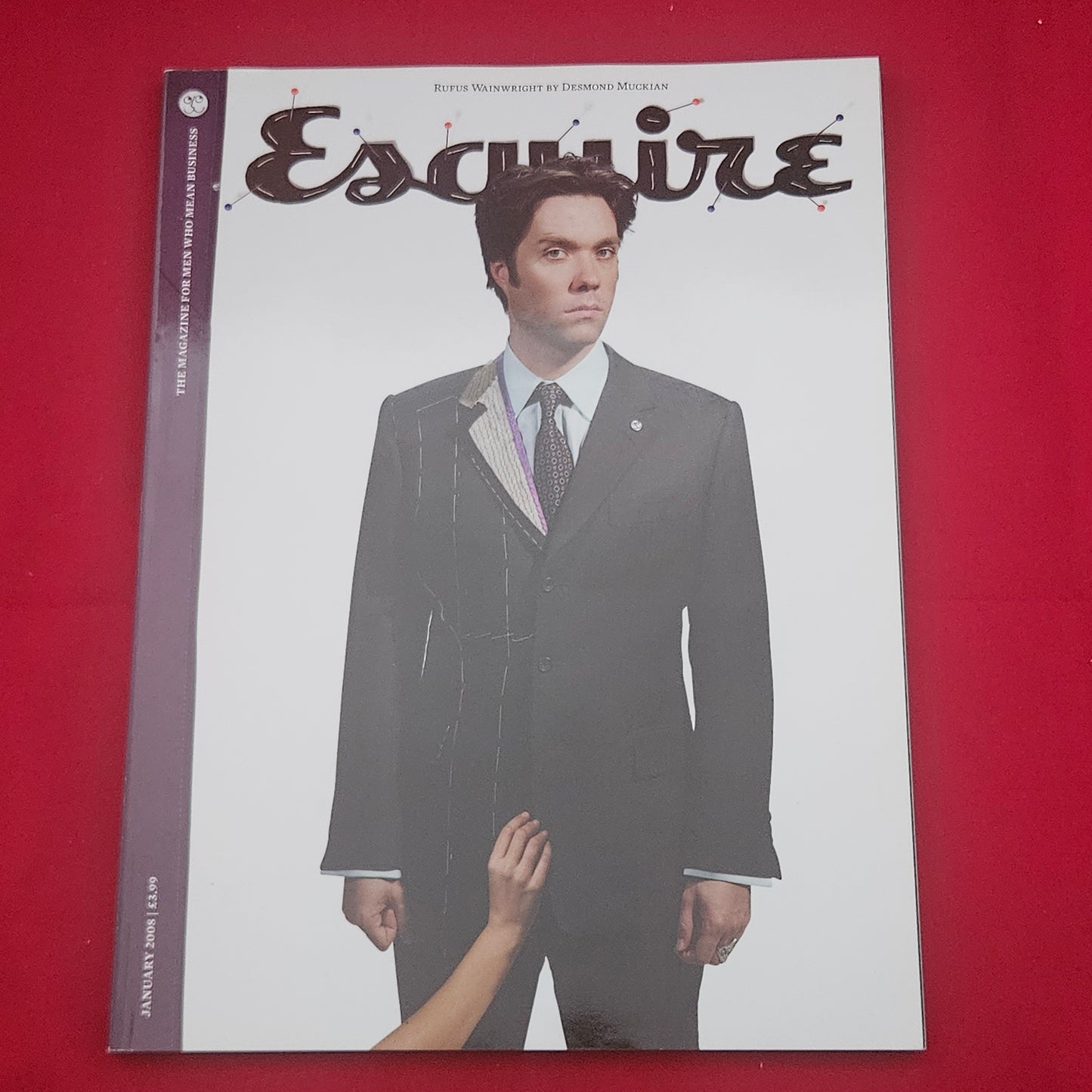 Esquire Magazine January 2008 (1210) Rufus Wainwright Cover David Walliams Bespoke