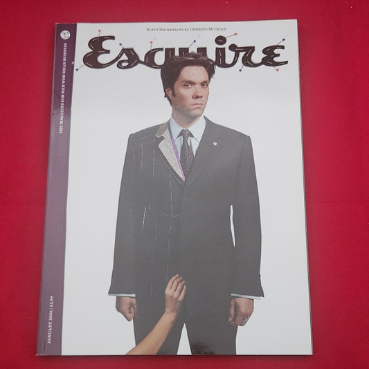 Esquire Magazine January 2008 (1210) Rufus Wainwright Cover David Walliams Bespoke