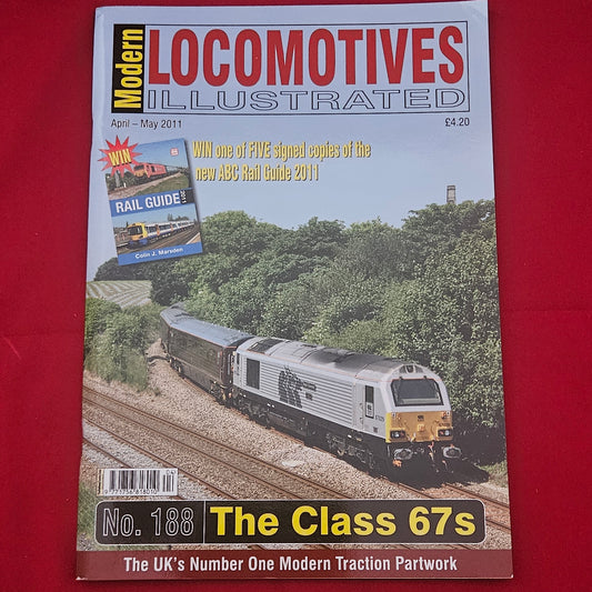 Modern Locomotives Illustrated Magazine No. 188 April-May 2011