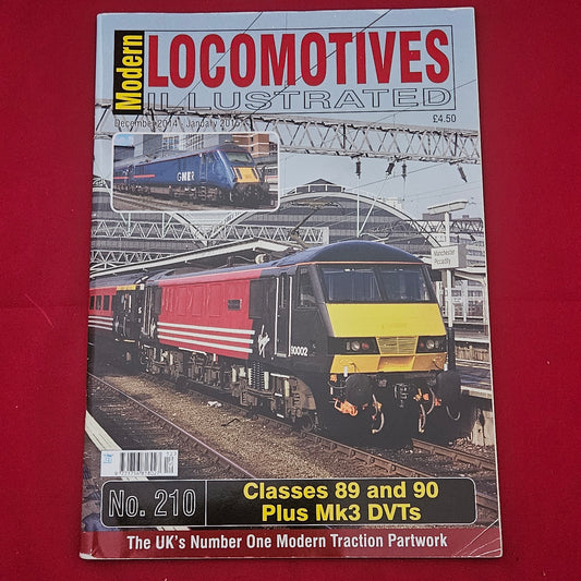 Modern Locomotives Illustrated Dec 2014 (1212) Issue 210 Class 89 90 Mk3 DVT