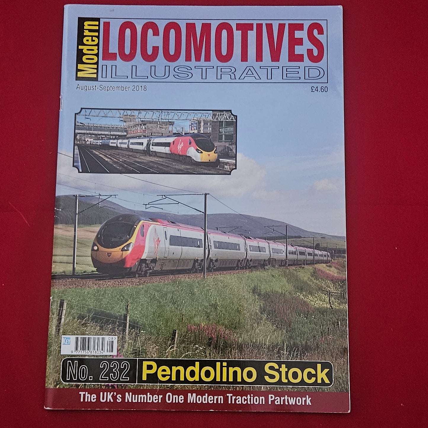 Modern Locomotives Illustrated Aug-Sept 2018 (1212) Issue 232 Pendolino Class 390 Virgin