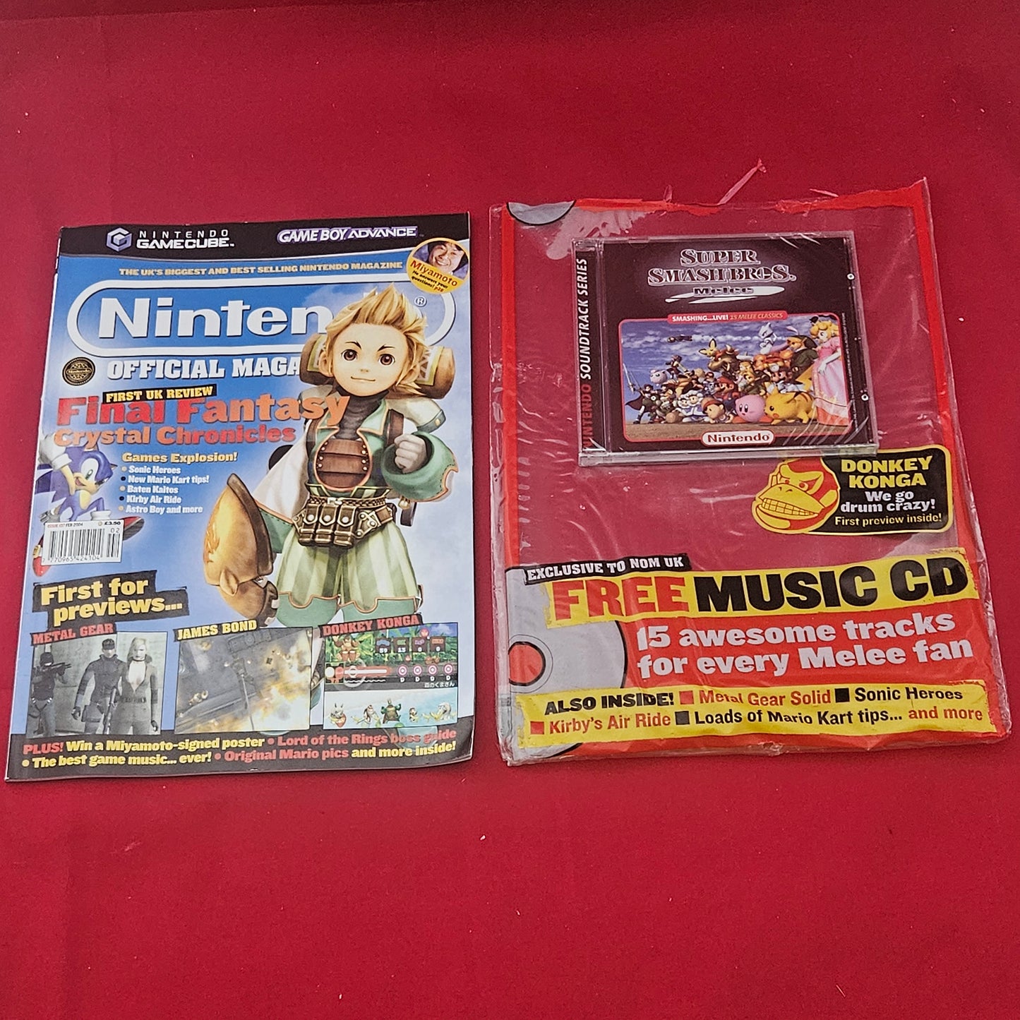 Nintendo Official Magazine UK February 2004 (1217) Issue 137 Sealed Smash Bros CD