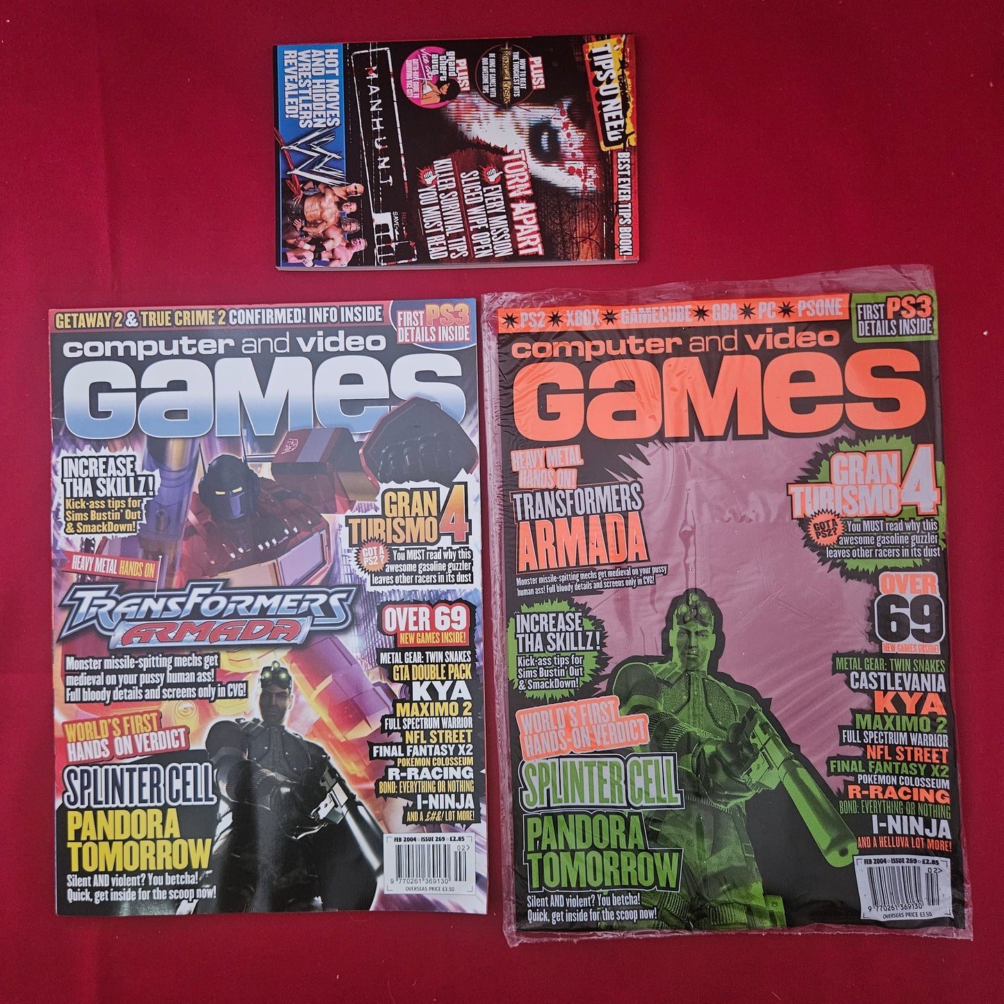 Computer And Video Games Magazine February 2004 (1218) Splinter Cell Transformers Guide
