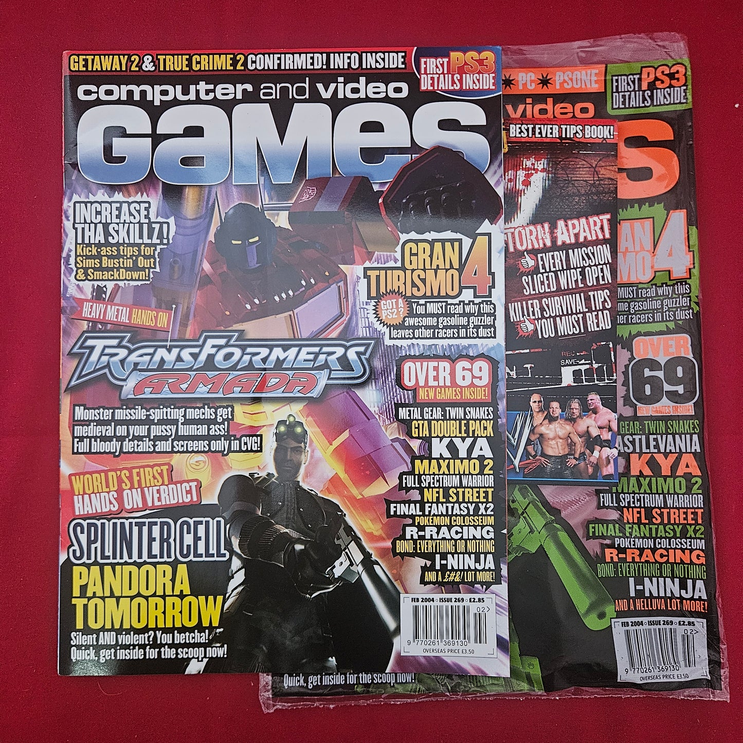 Computer And Video Games Magazine February 2004 (1218) Splinter Cell Transformers Guide