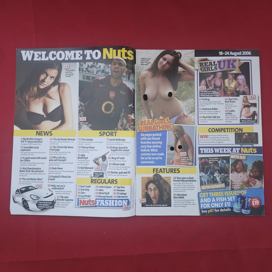 Nuts Magazine 18-24 August 2006 (1220) Imogen Thomas Big Brother Thierry Henry