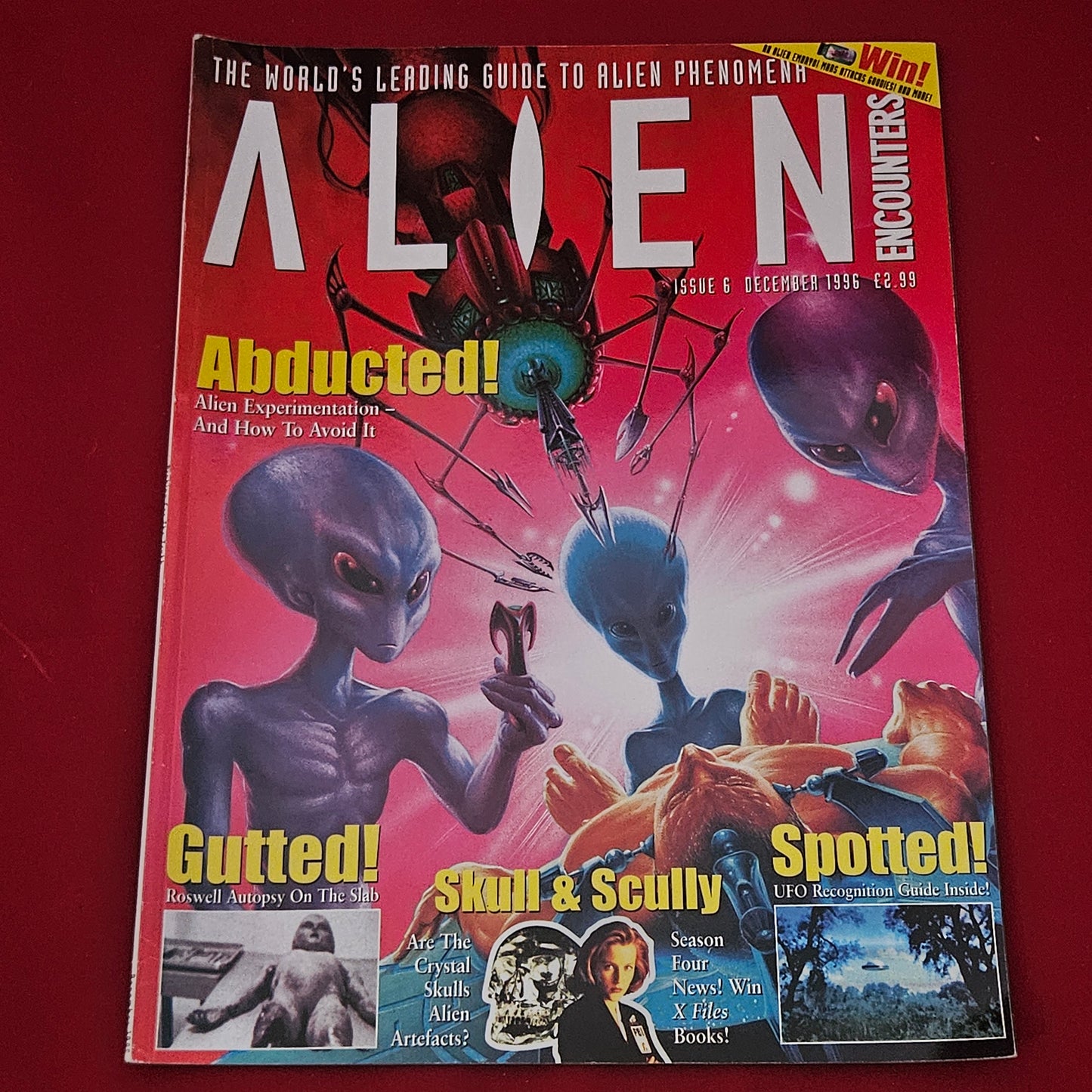 Alien Encounters Magazine Issue 6 December 1996 (1222) Abduction Roswell Crystal Skulls