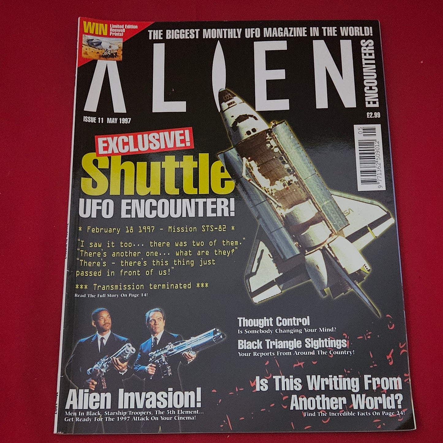 Alien Encounters Magazine Issue 11 May 1997 (1222) Space Shuttle UFO Men In Black