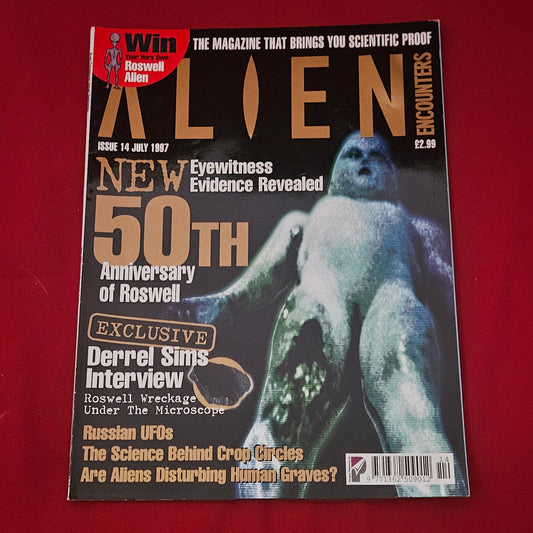 Alien Encounters Magazine Issue 14 July 1997 (1222) Roswell 50th Derrel Sims Russian