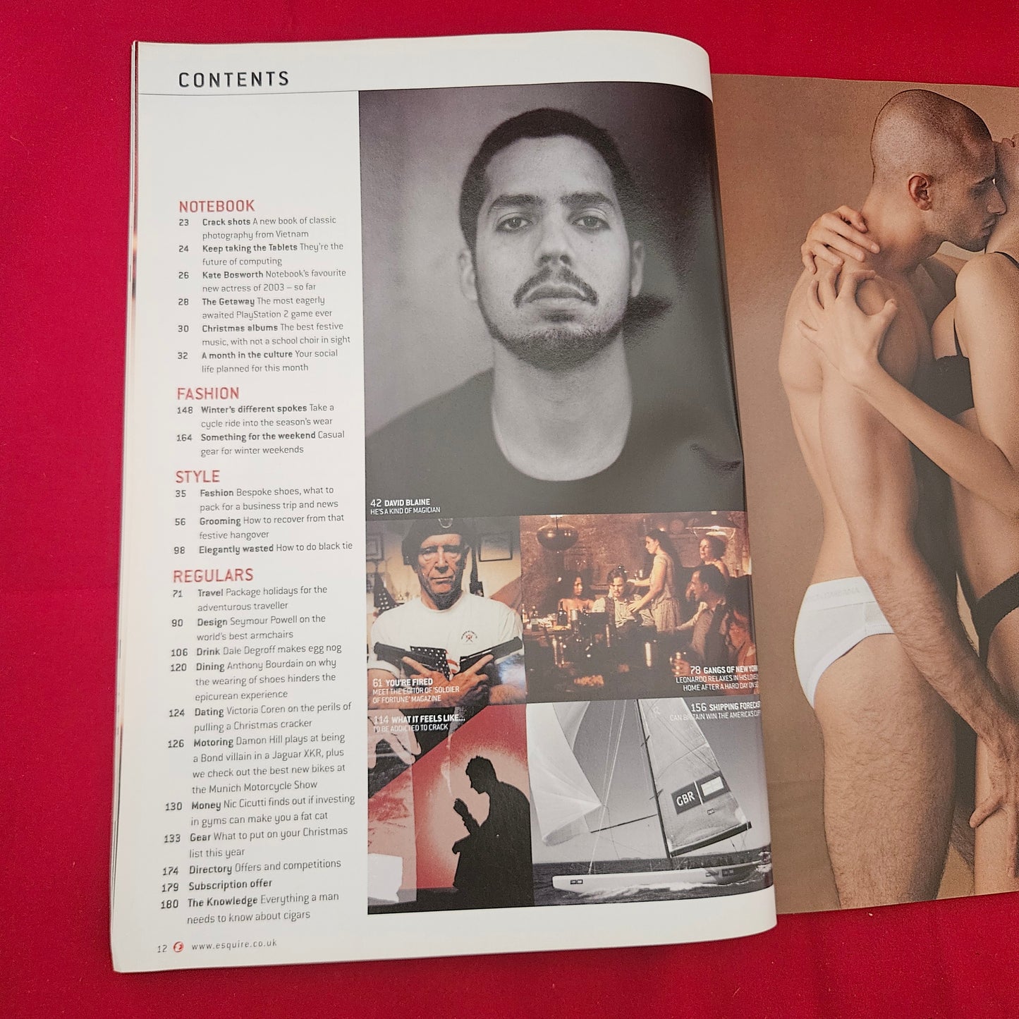 Esquire Magazine January 2003 (1224) Emmanuelle Beart David Blaine Gangs of New York