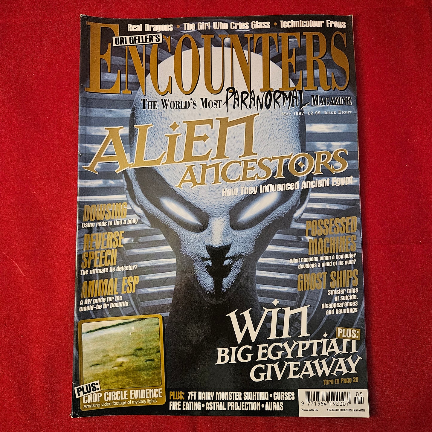 Uri Geller's Encounters Magazine May 1997 (1226) Alien Ancestors Egypt Dowsing