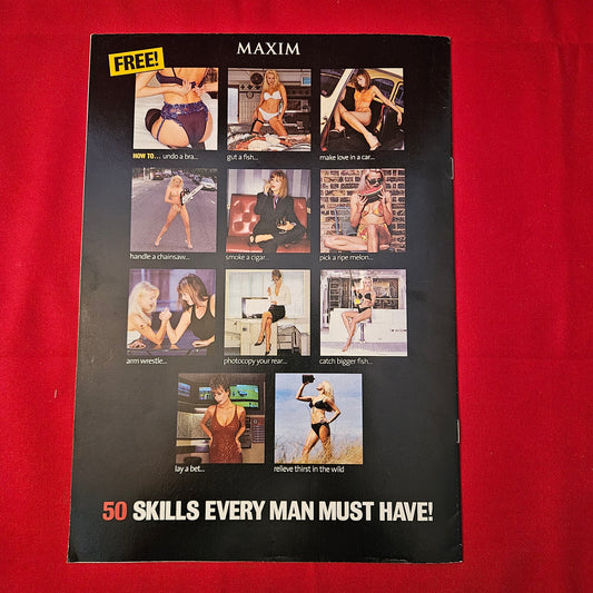 Maxim Magazine 50 Skills Every Man Must Have Booklet (1228) Promotional Model Girls