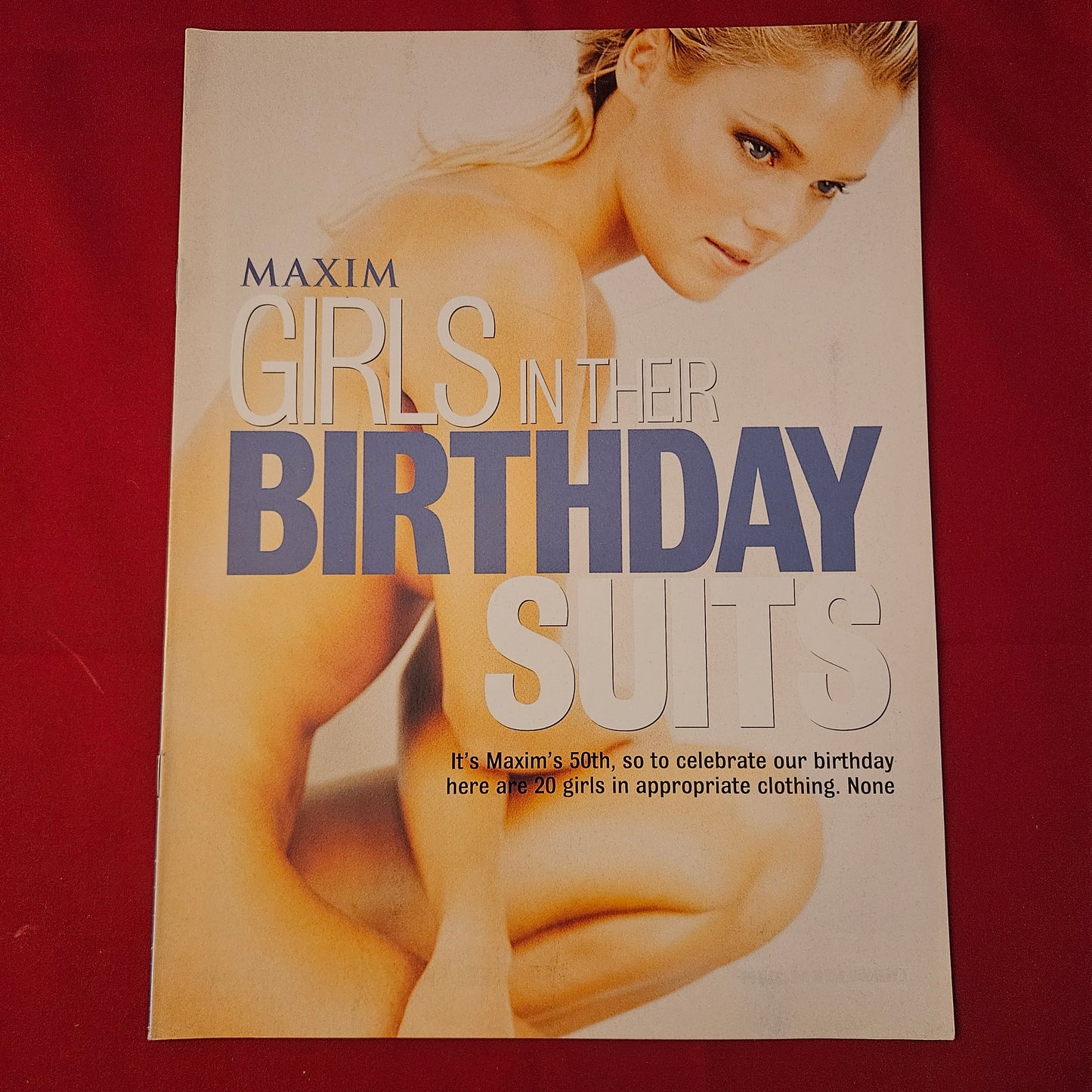 Maxim Girls In Their Birthday Suits Supplement 50th Issue Photo Special (1228)