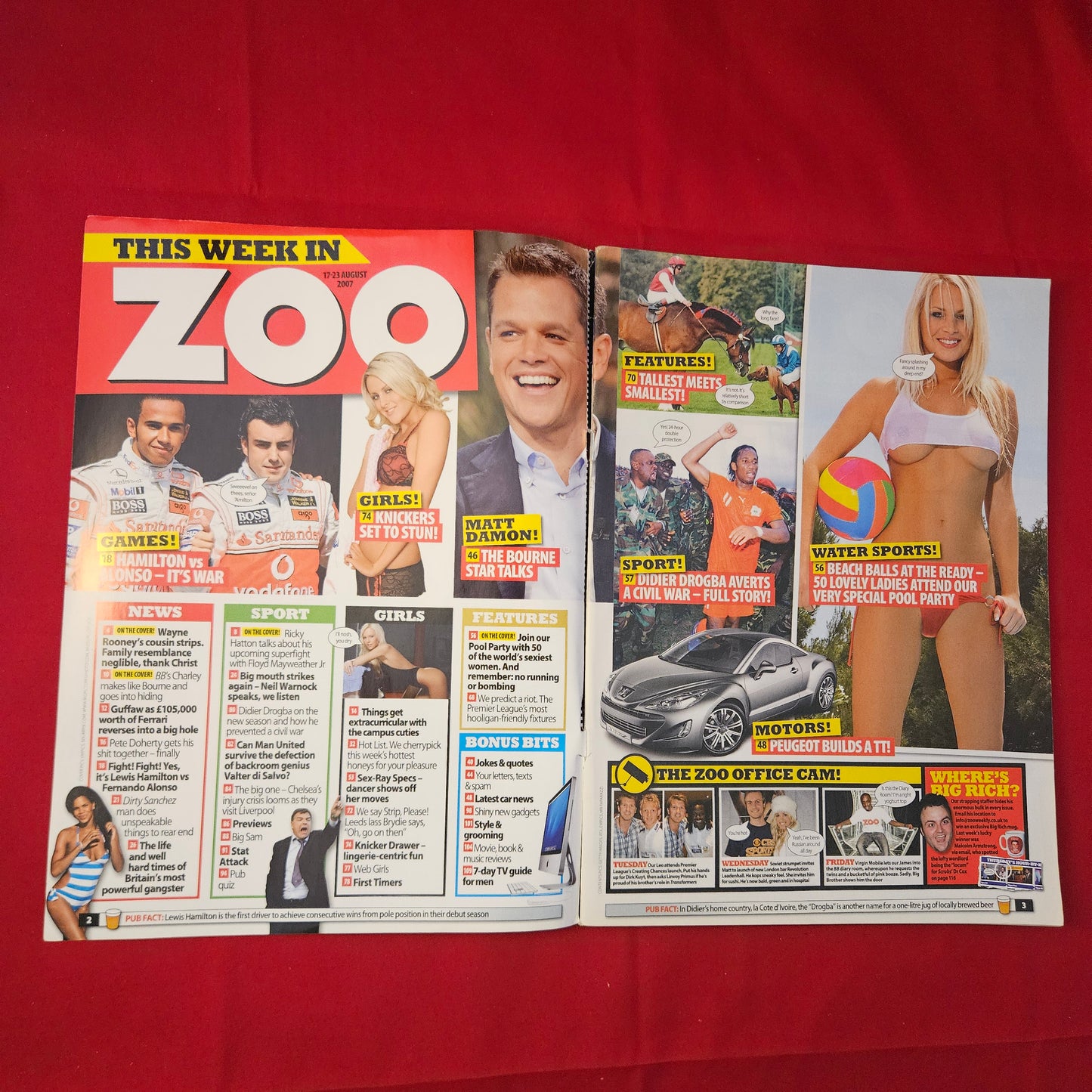 Zoo Magazine 17-23 August 2007 (1229) POSTER Danni Wells Nikkala Stott Amii Grove