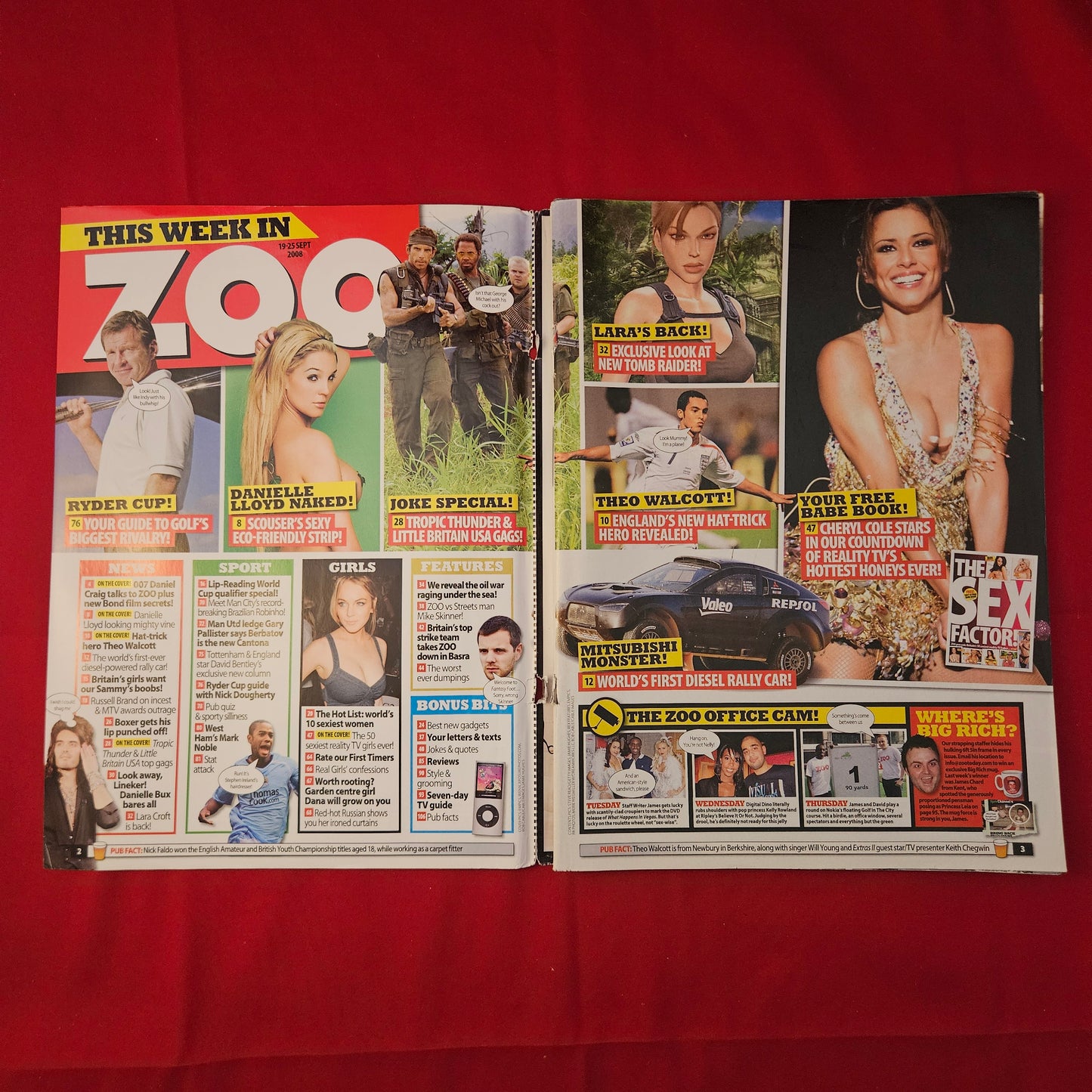 Zoo Magazine 19-25 September 2008 (1229) Danielle Lloyd Daniel Craig Jessica Jane