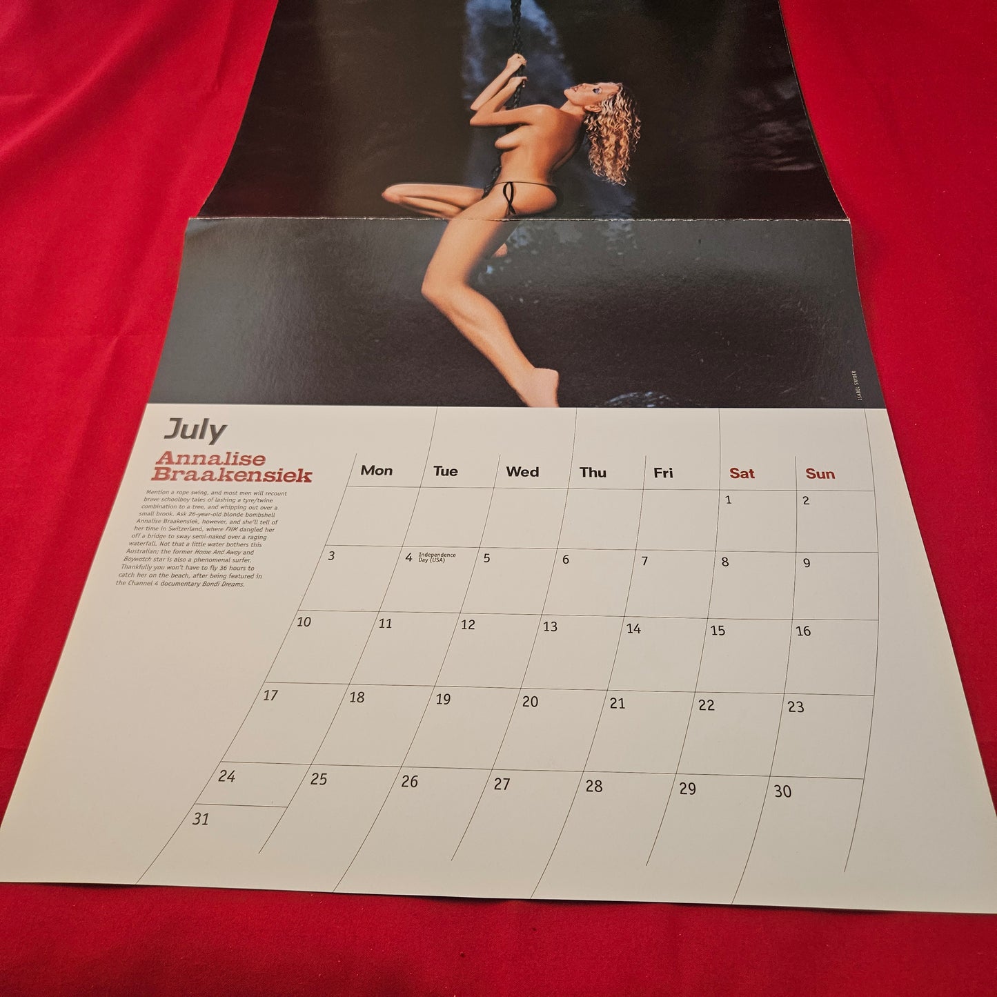 FHM Calendar 2000 (bb009) Melanie Sykes Annalise Braakensiek Lisa Faulkner Melinda Messenger
