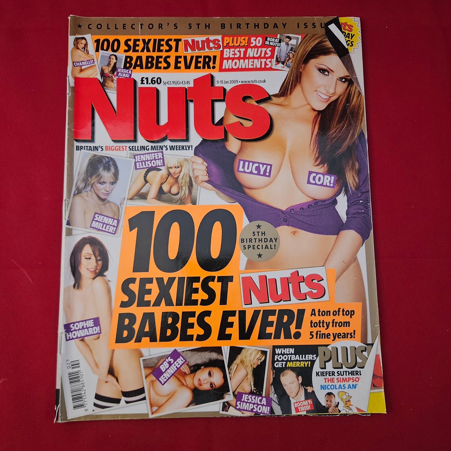Nuts Magazine 9-15 January 2009 (1230) Lucy Pinder Jennifer Ellison Sienna Miller Jessica Alba Jessica Simpson 100 Sexiest Babes Special