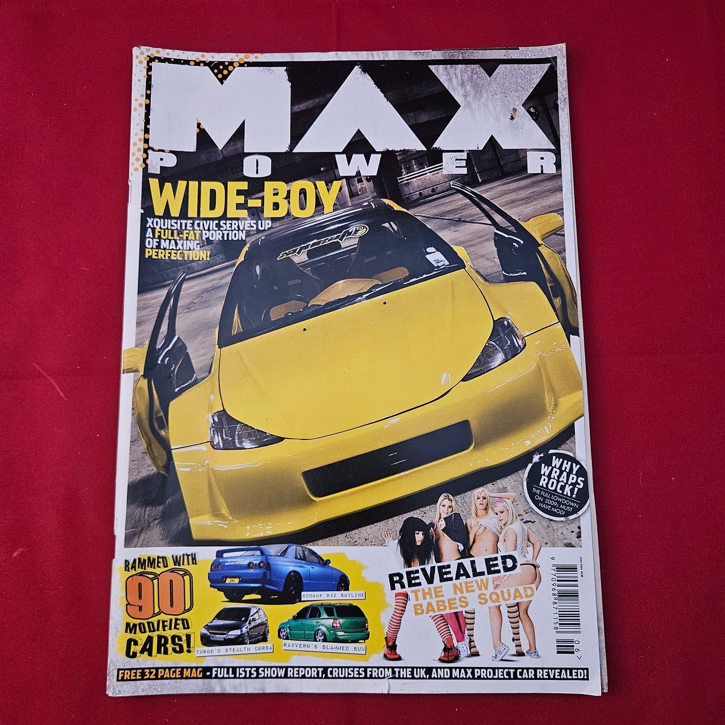 Max Power Magazine June 2009 (1231) New Babes Squad Honda Civic Jordan R32 GT-R
