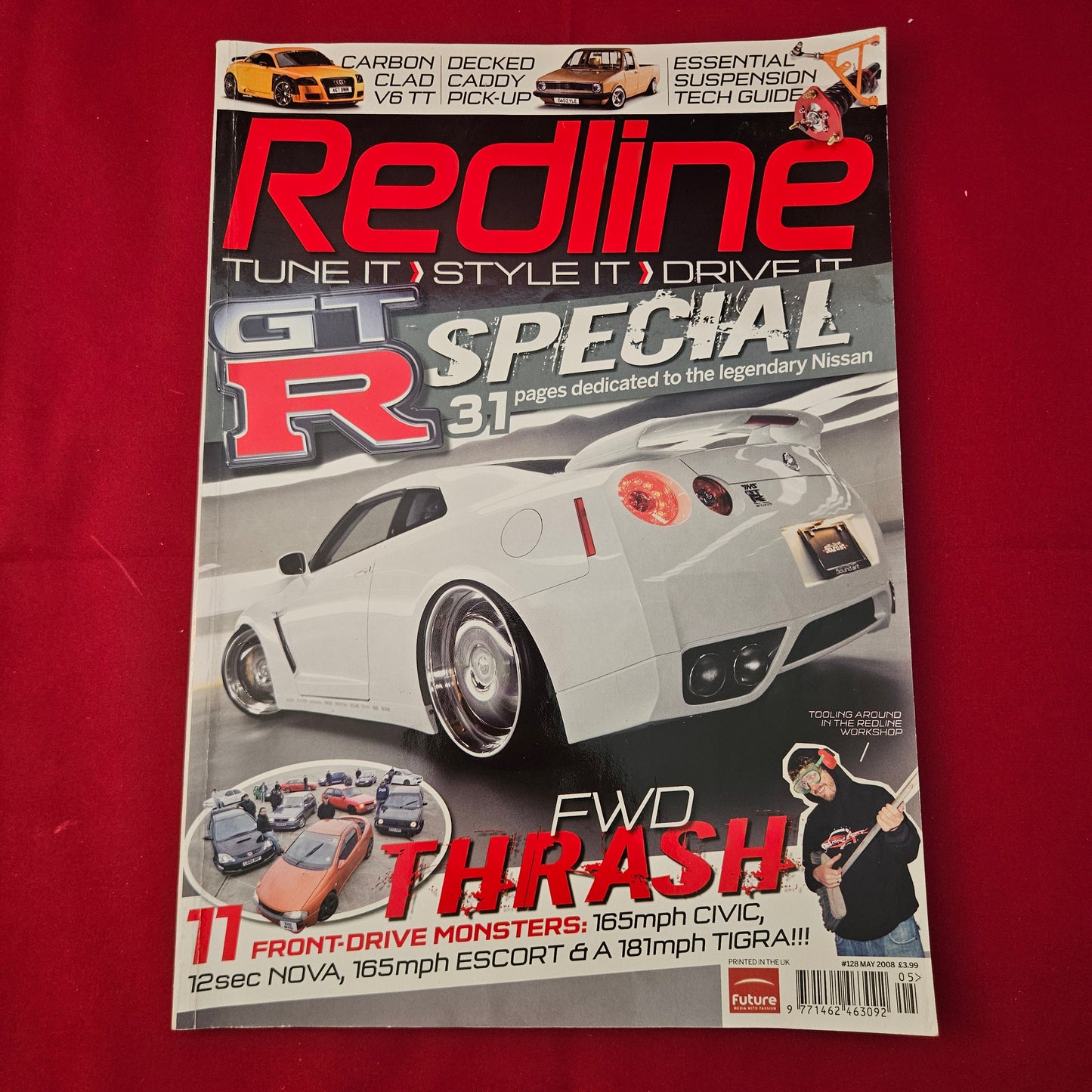 Redline Magazine May 2008 Issue 128 (1231) GT-R Special Nissan R35 R34 R32