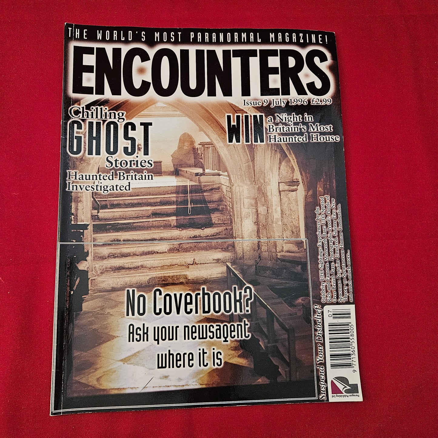 Encounters Magazine July 1996 Issue 9 (1232) Haunted Britain Ghost Stories Rare