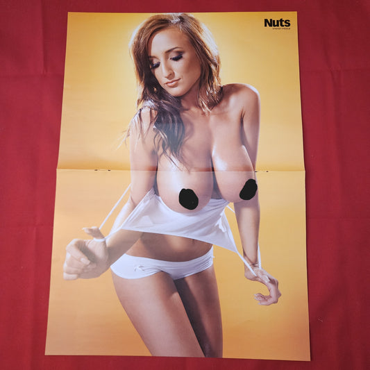 Nuts Magazine Poster Danielle Sharp & Stacey Poole Double Sided
