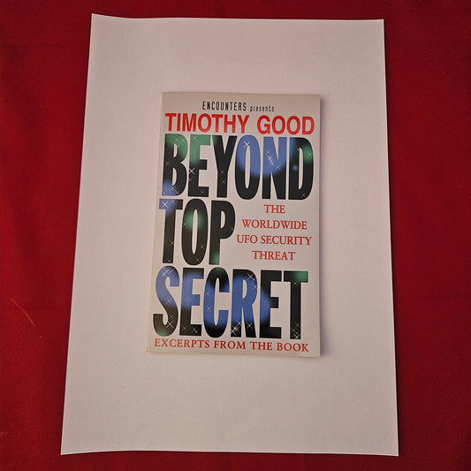 Beyond Top Secret Timothy Good Book Encounters Magazine UFO Cover-Up Rare