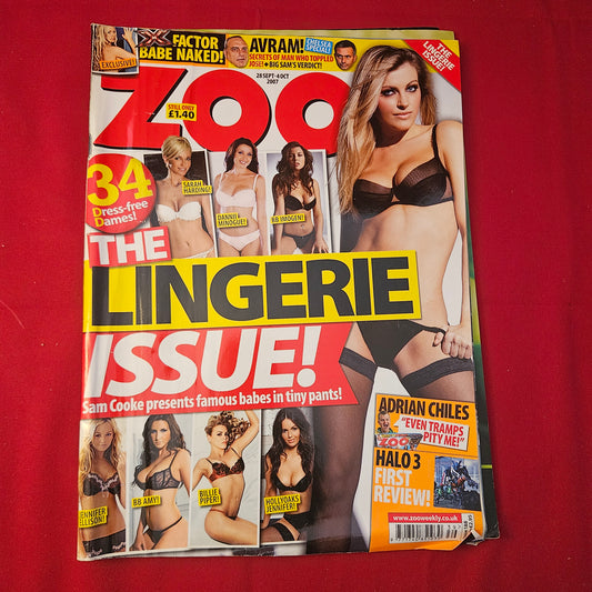 ZOO Magazine 28 September – 4 October 2007 (1236) POSTER Sam Cooke Sarah Harding Dannii Minogue
