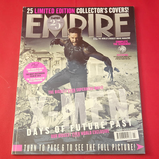 Empire Magazine March 2014 (1179) X-Men Days Future Past Wolverine Cover 13 VGC