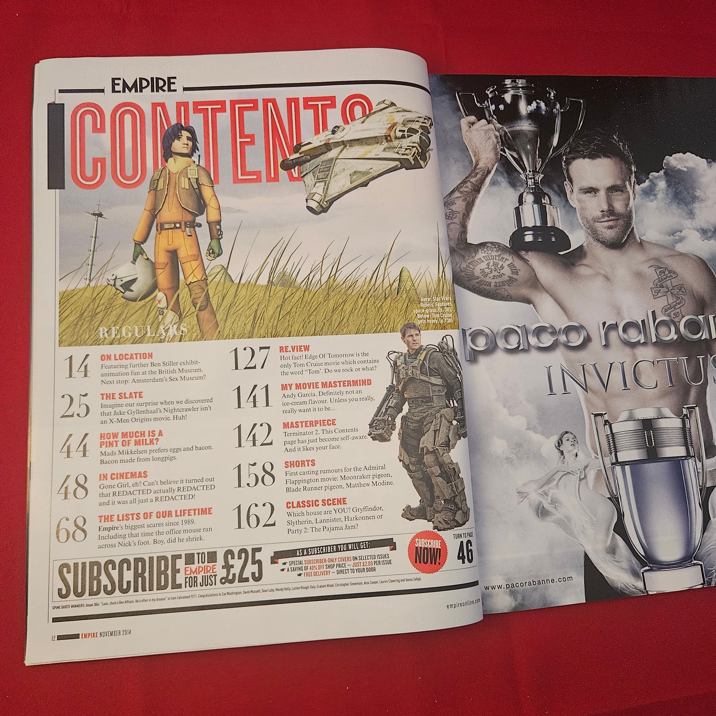 Empire Magazine November 2014 (1179) Interstellar Matthew McConaughey West Wing