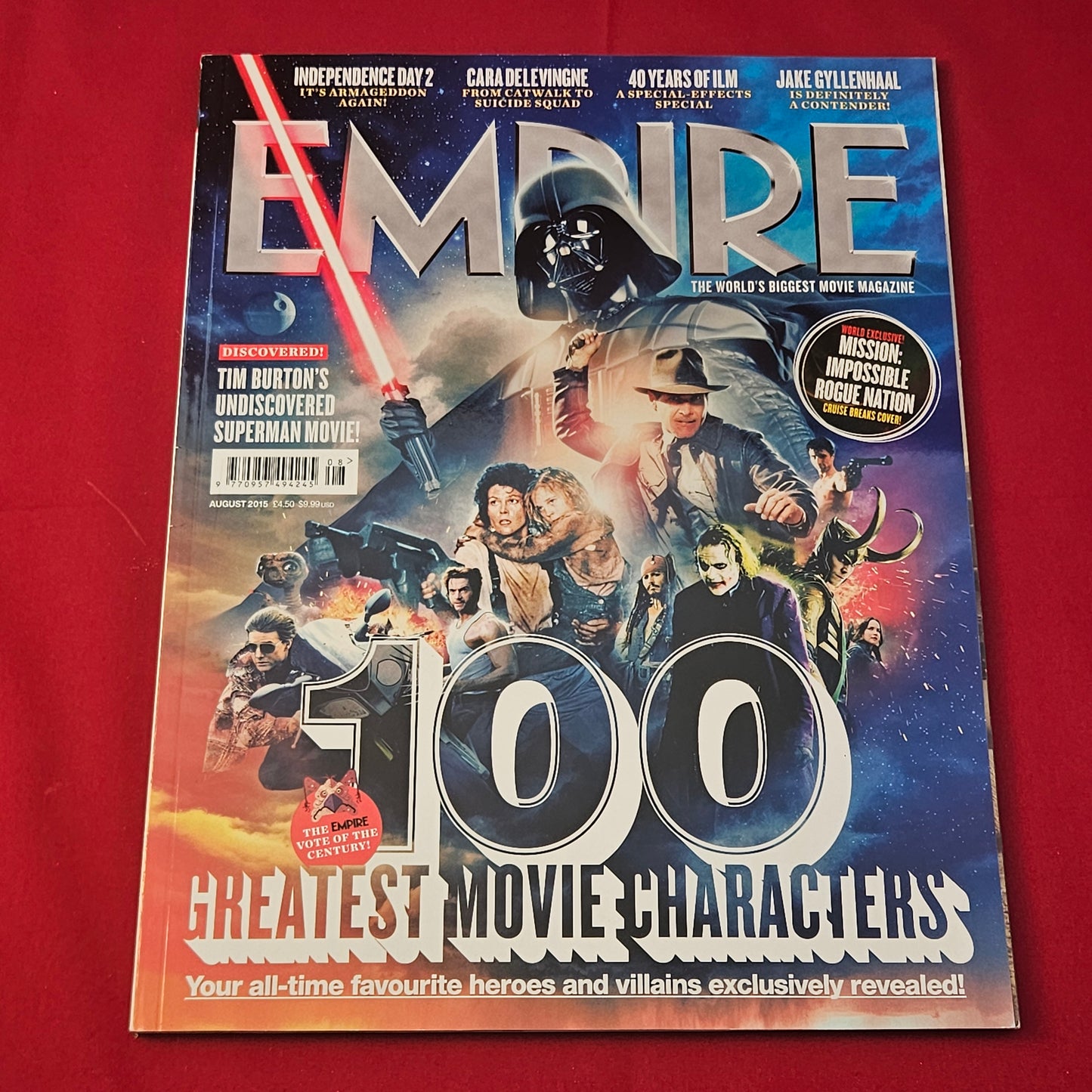 Empire Magazine August 2015 (1180) Jake Gyllenhaal Cara Delevingne Tom Cruise