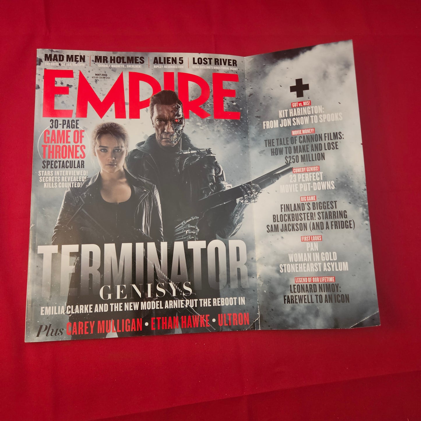 Empire Magazine May 2015 (1180) Arnold Schwarzenegger Emilia Clarke Kit Harington