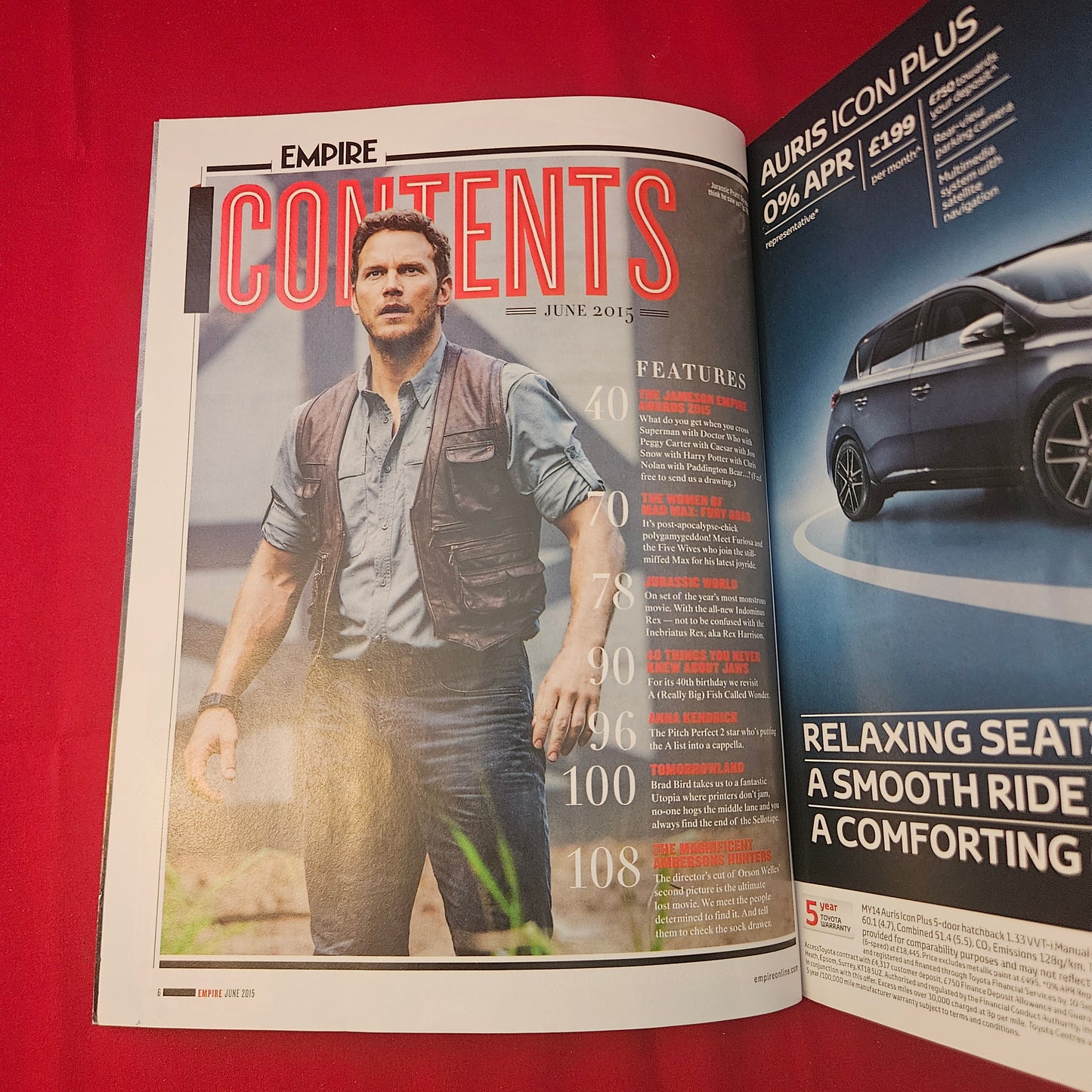 Empire Magazine June 2015 (1180) Chris Pratt Jessica Chastain Liam Neeson