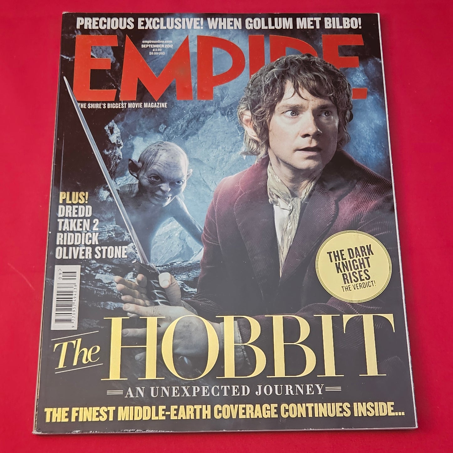 Empire Magazine September 2012 (1182) The Hobbit Martin Freeman Dredd Taken 2